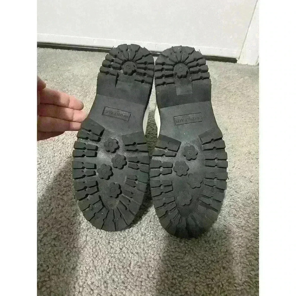 Sincerely Jules White Hippie Slip on Boots Size 8 Chunky Sole - Picture 7 of 9